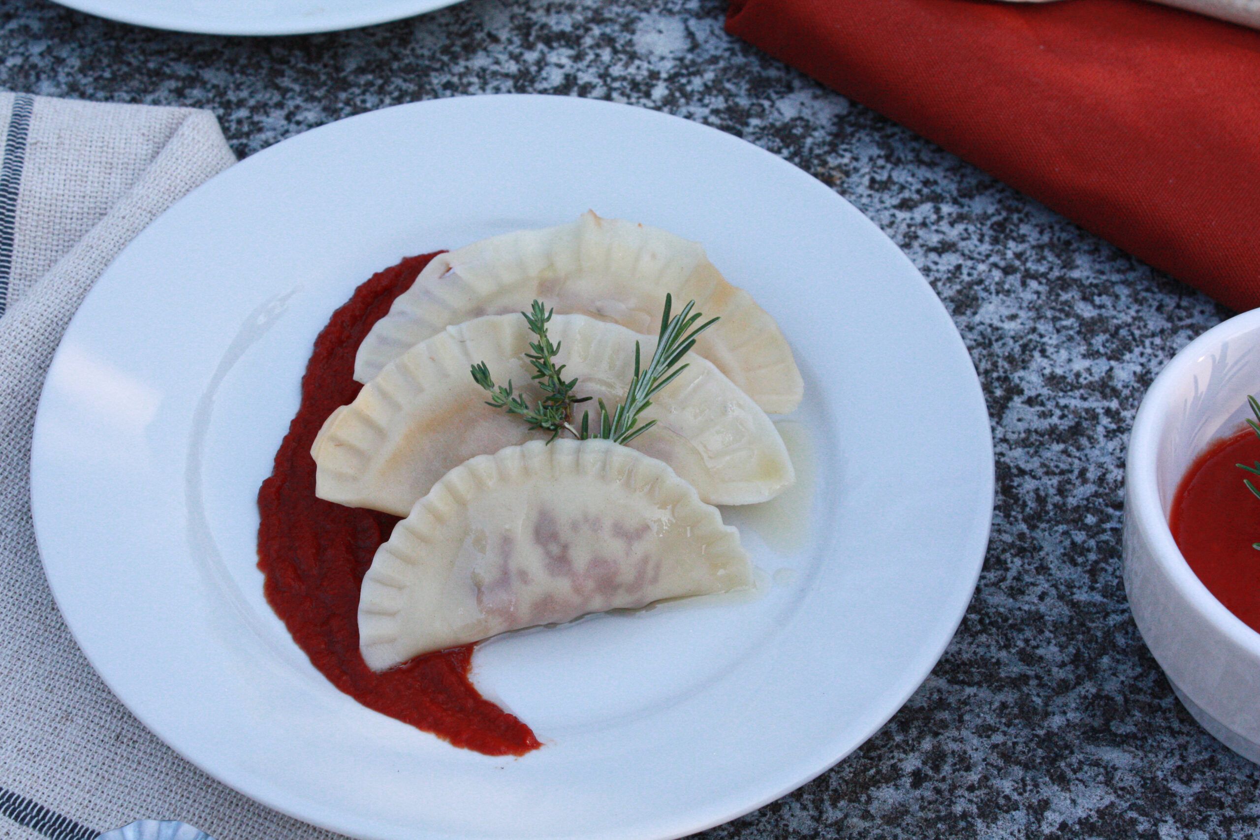 selbstgemachte Ravioli mit Grünkernfüllung - Joppal&amp;Chipal