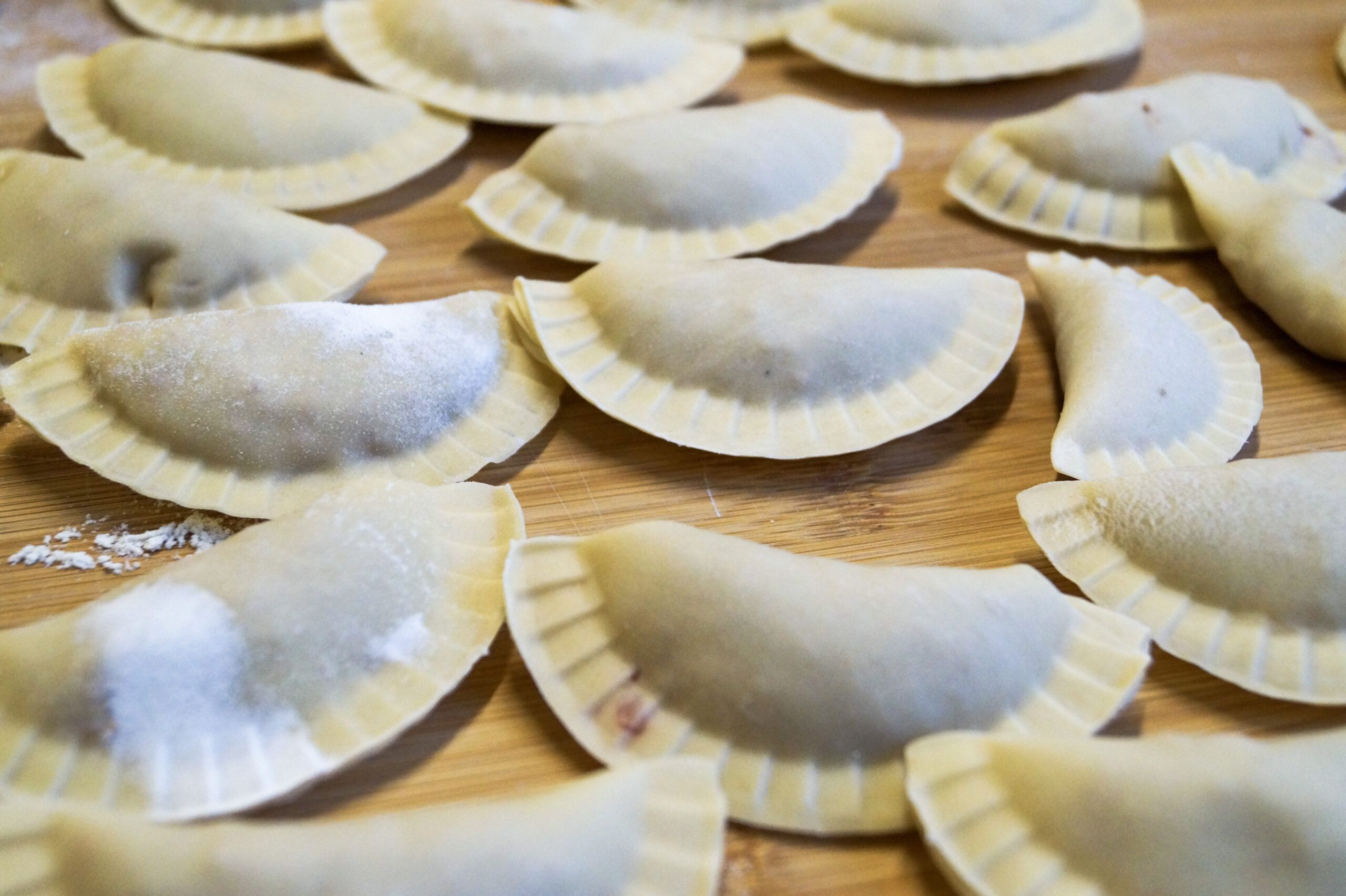 selbstgemachte Ravioli mit Grünkernfüllung - Joppal&amp;Chipal