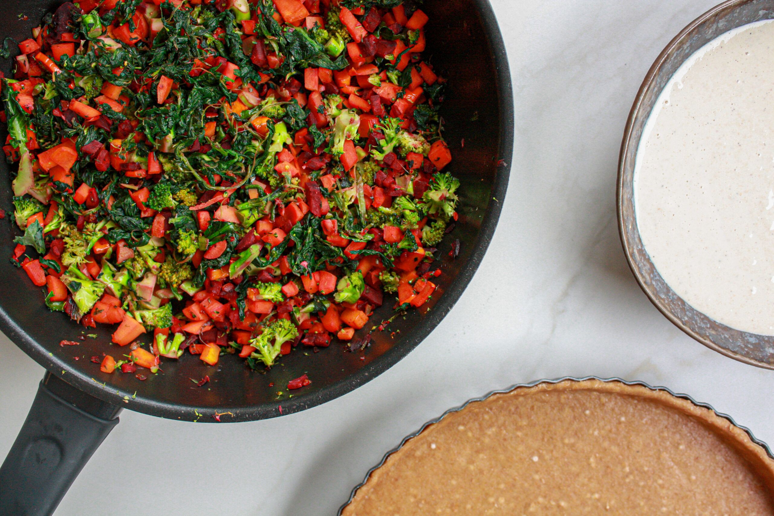 Herbst Quiche mit saisonalem Gemüse - Joppal&amp;Chipal