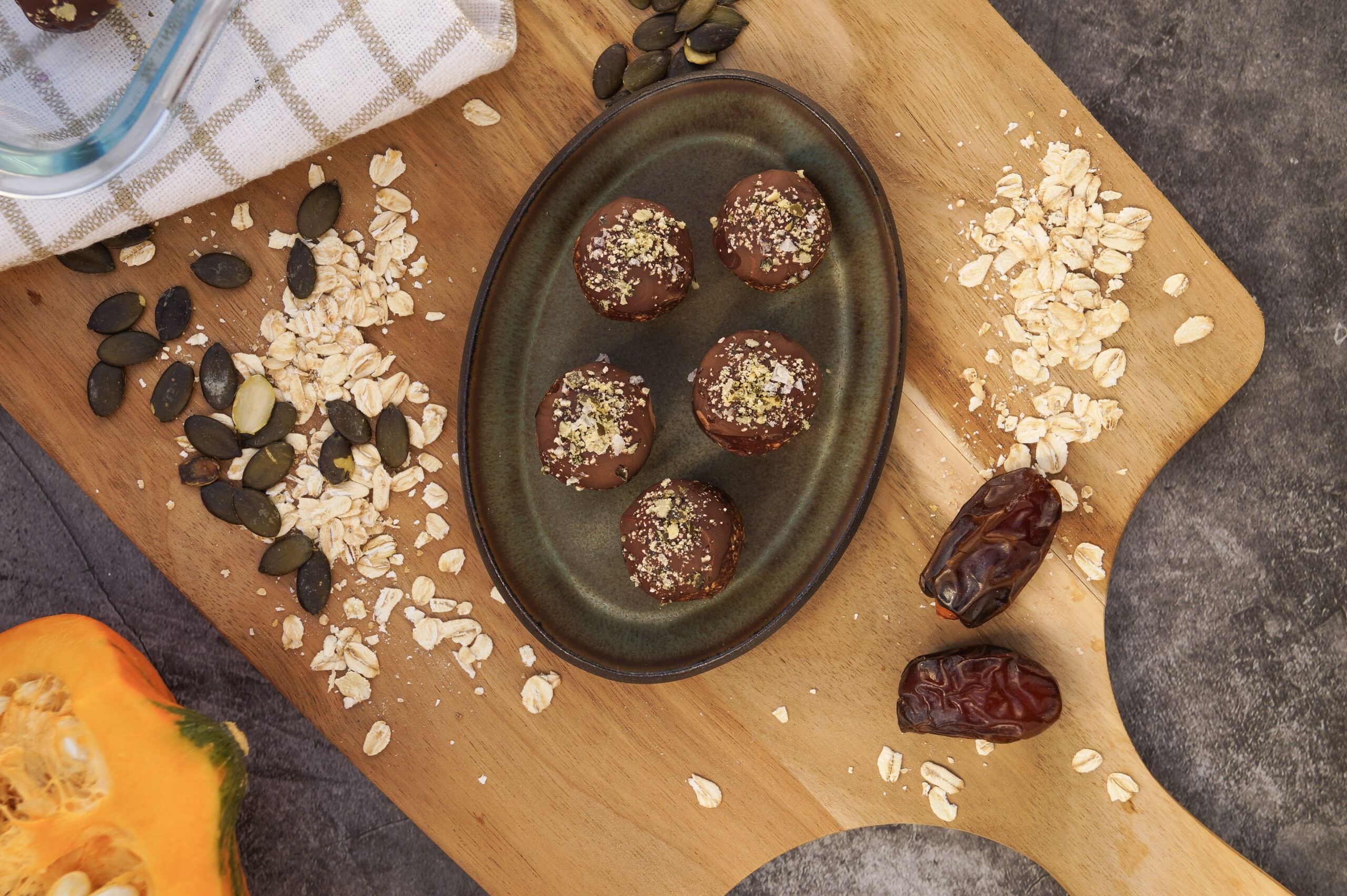 Kürbis-Energyballs