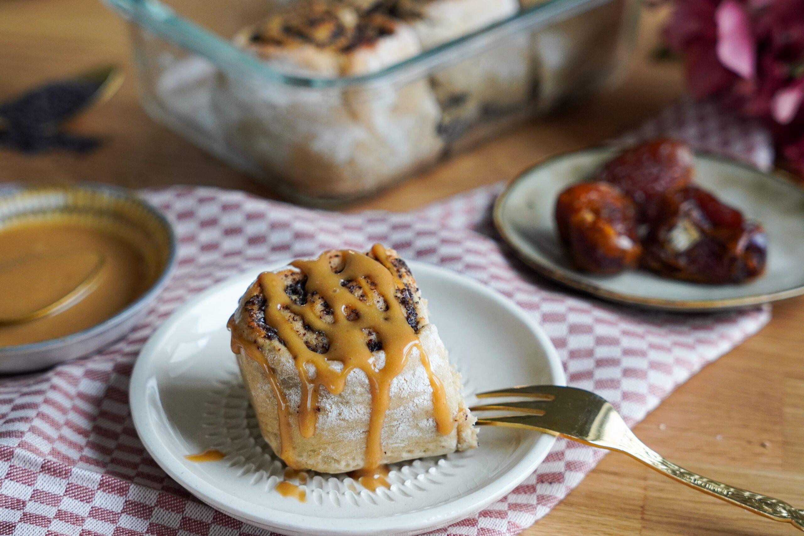 Mohn-Dattel-Schnecken